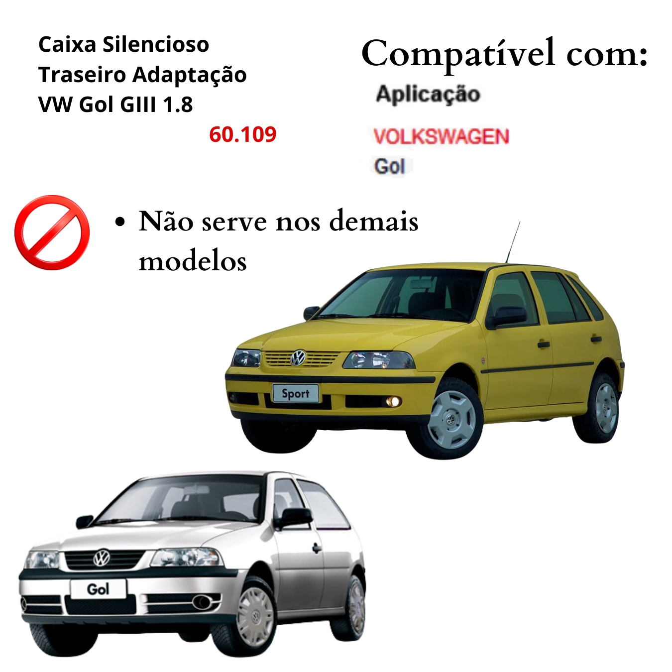 Silencioso Escapamento Bujão Traseiro Vol...