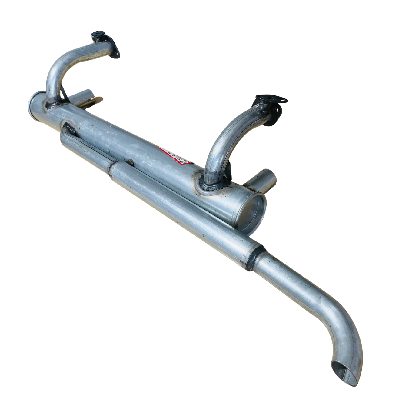 Silencioso Escapamento Traseiro Com Pré A...