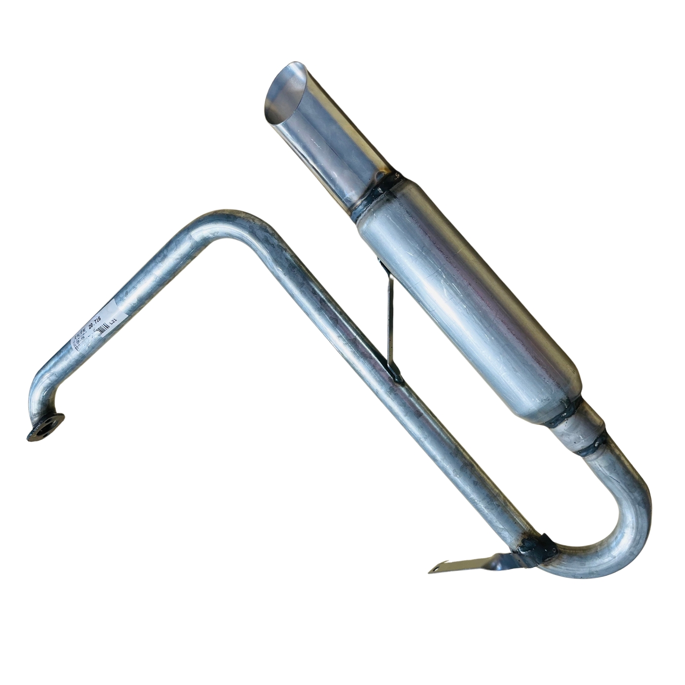 Escapamento Abafador com Ponteira Cromada...