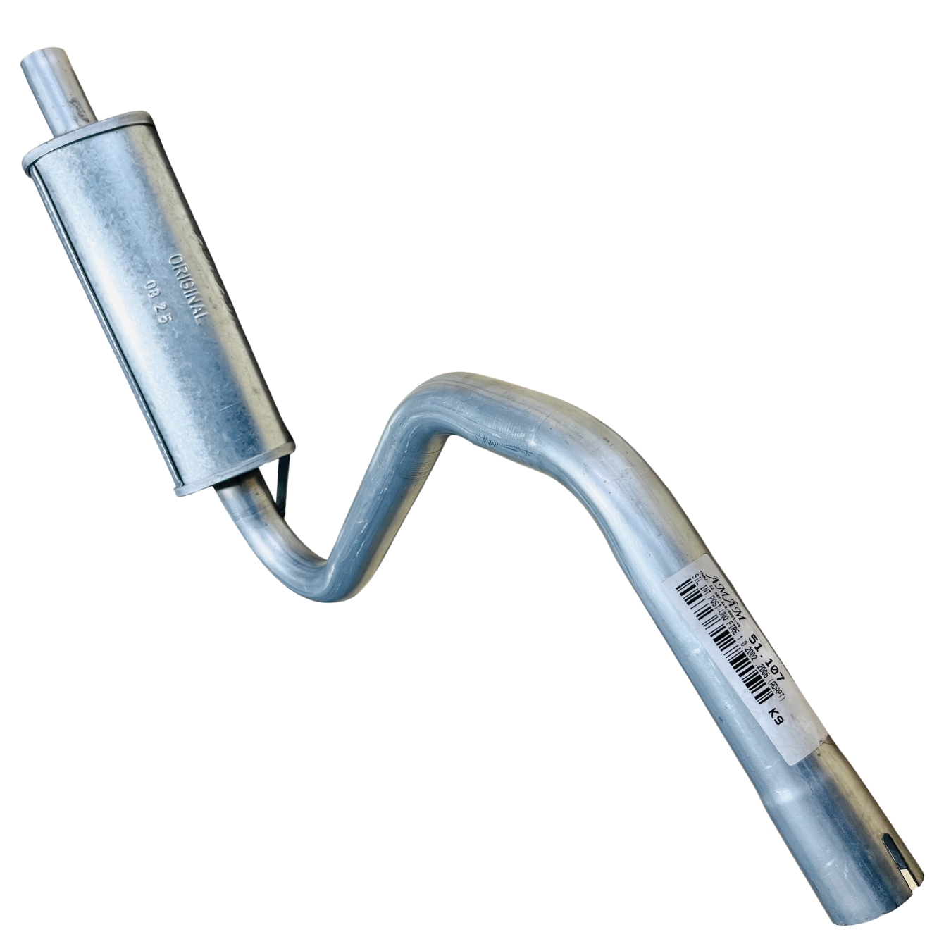 Escapamento Silencioso Intermediario Post...