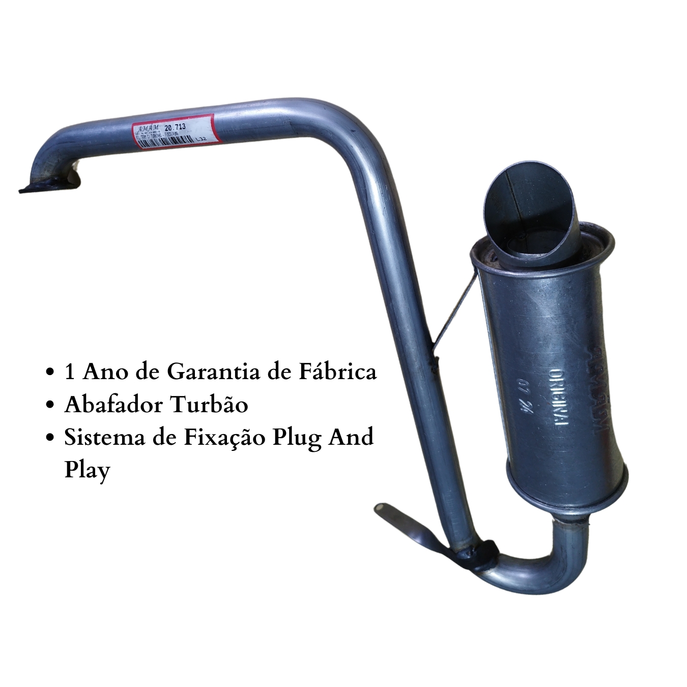 Escapamento Terminal Esportivo Turbinho V...