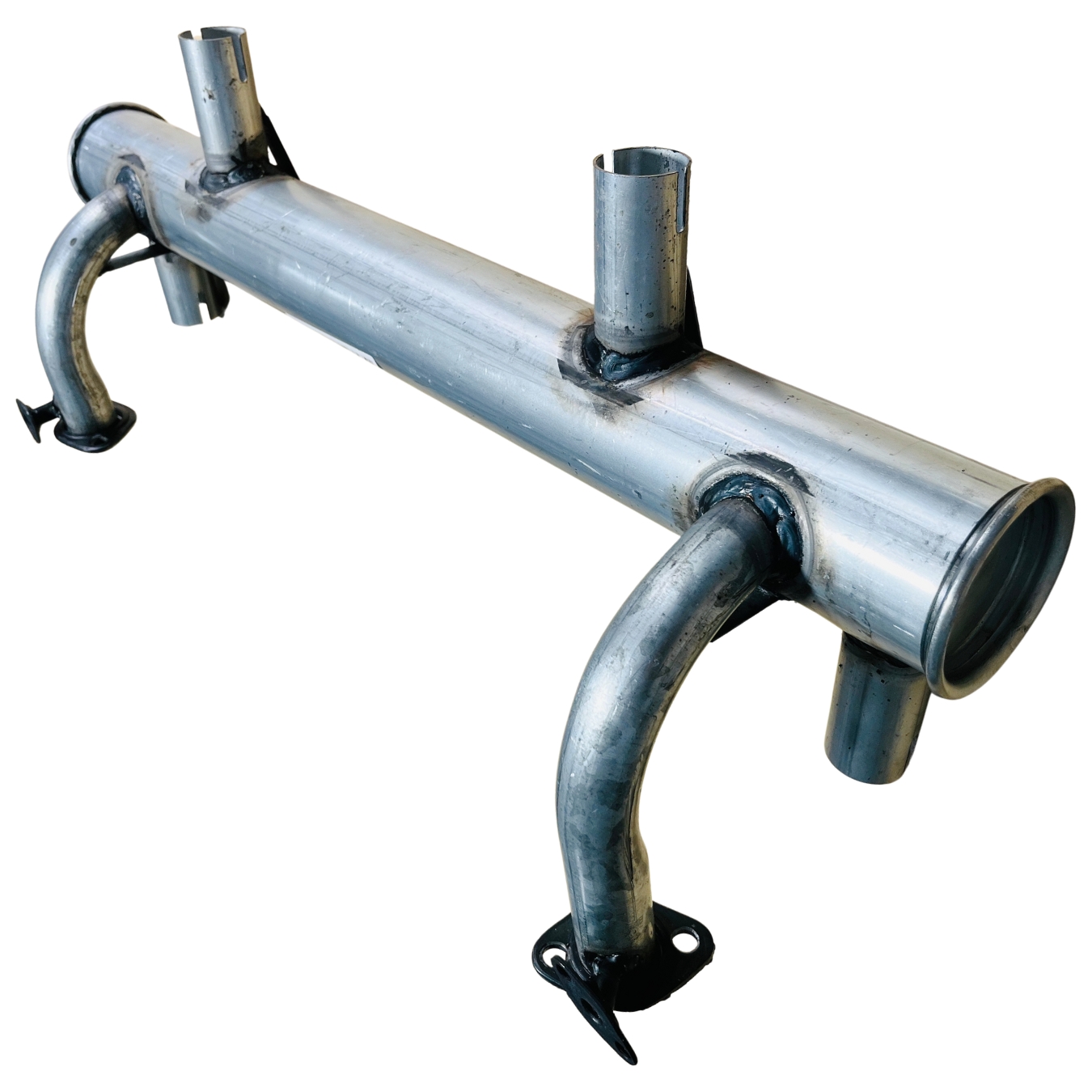 Escapamento Silencioso Traseiro com Pré A...