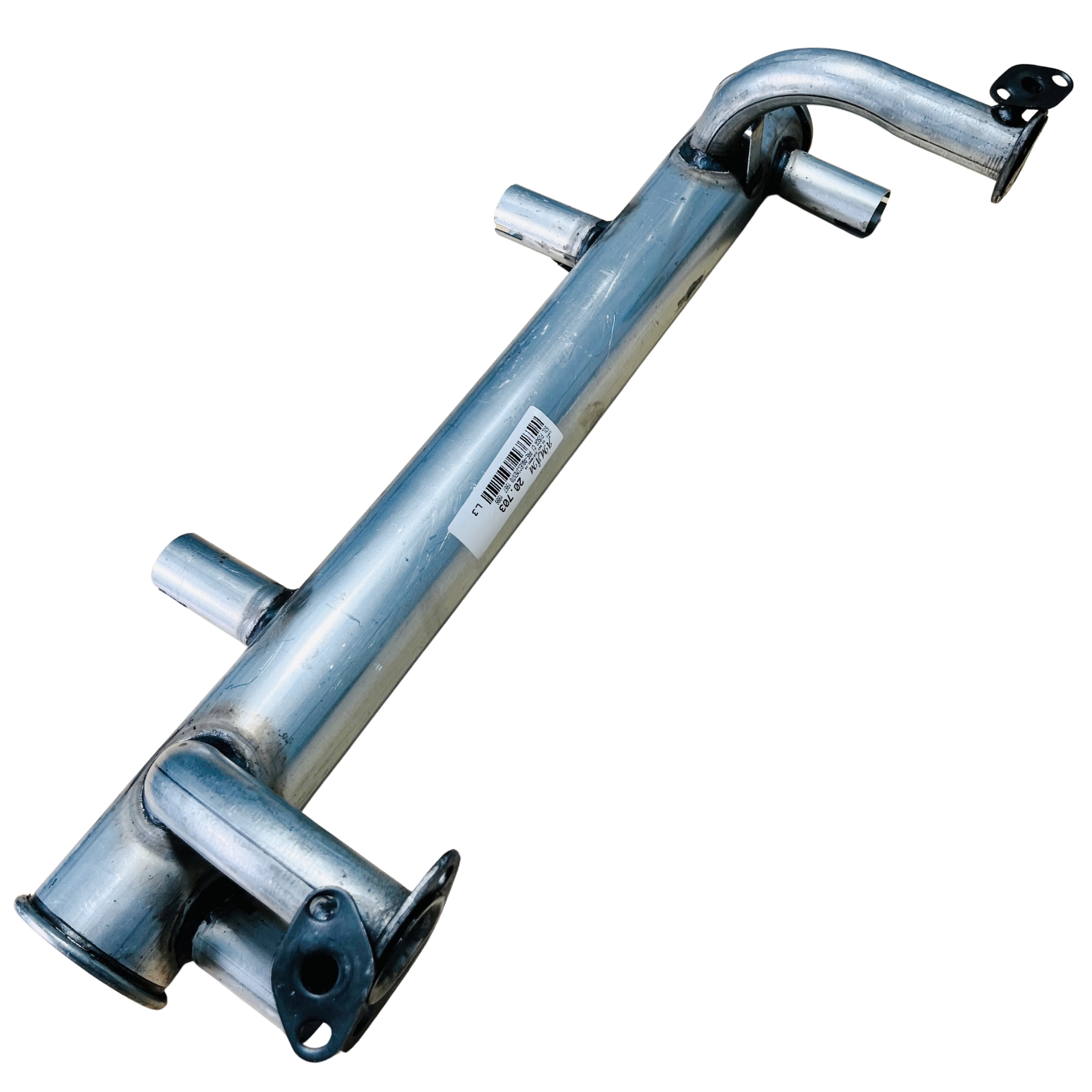 Escapamento Silencioso Traseiro com Pré A...