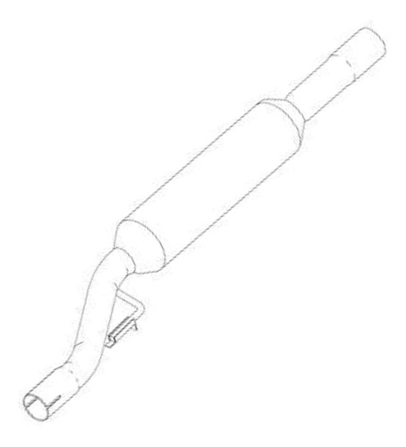 Escapamento Silencioso Intermediario Volk...